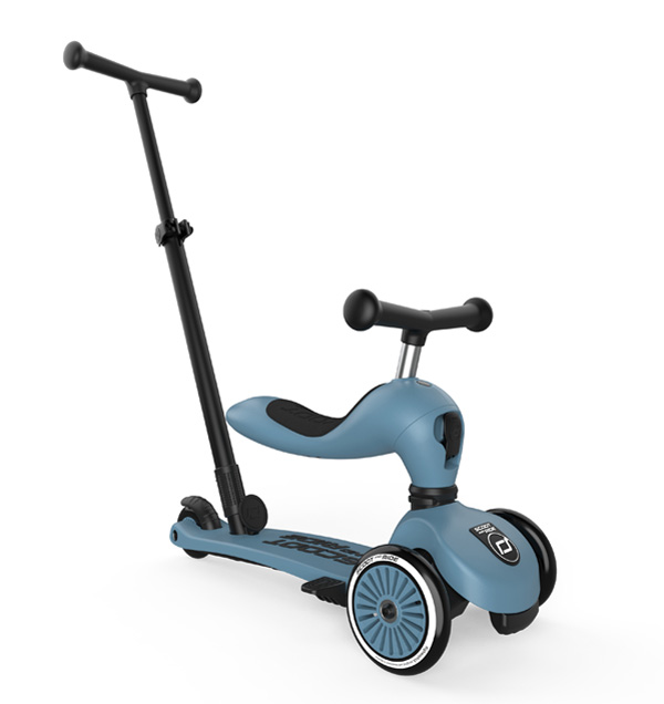 Highwaykick 1 Push and Go Kid s scooter with pushbar